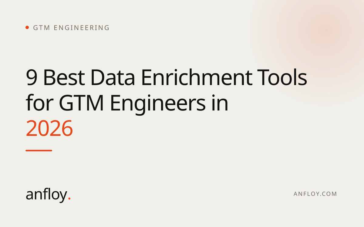 9 Best Data Enrichment Tools for GTM Engineers in 2026