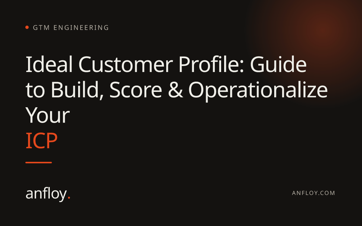 Ideal Customer Profile: Guide to Build, Score & Operationalize Your ICP